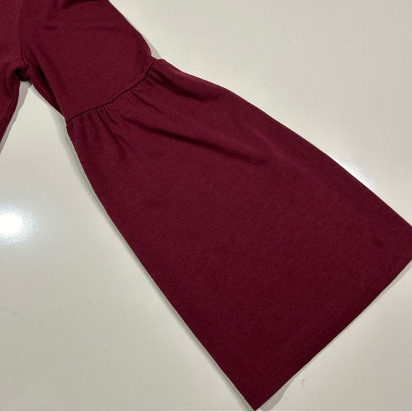 Calvin Klein Sweater Women’s Medium Maroon Red Pullover Top Shirt Cottage Core - Picture 10 of 12